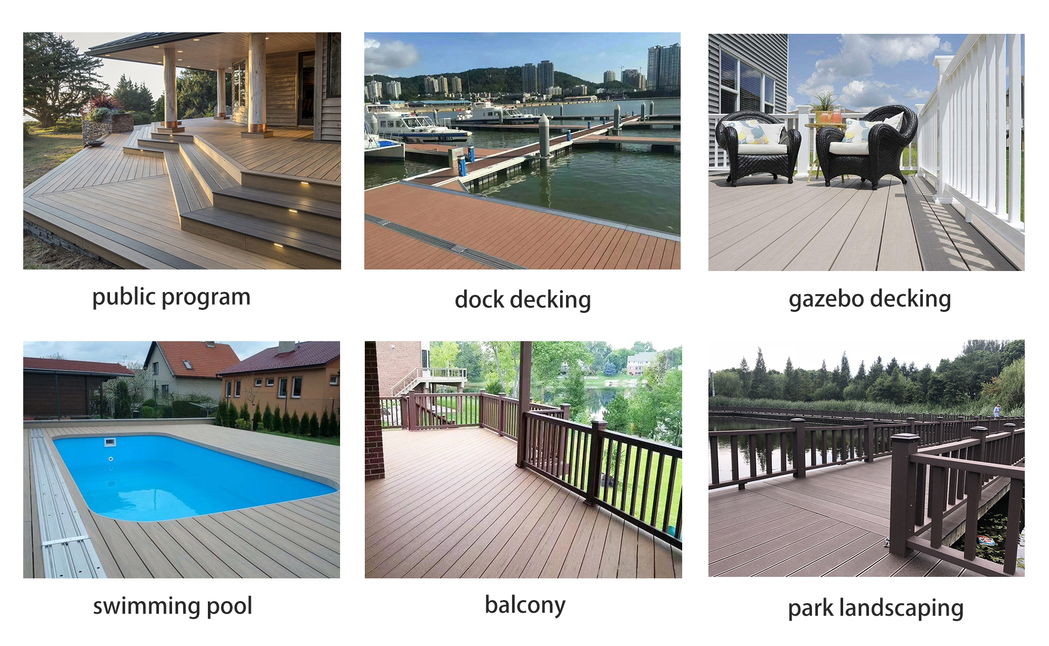 solid composite decking UK