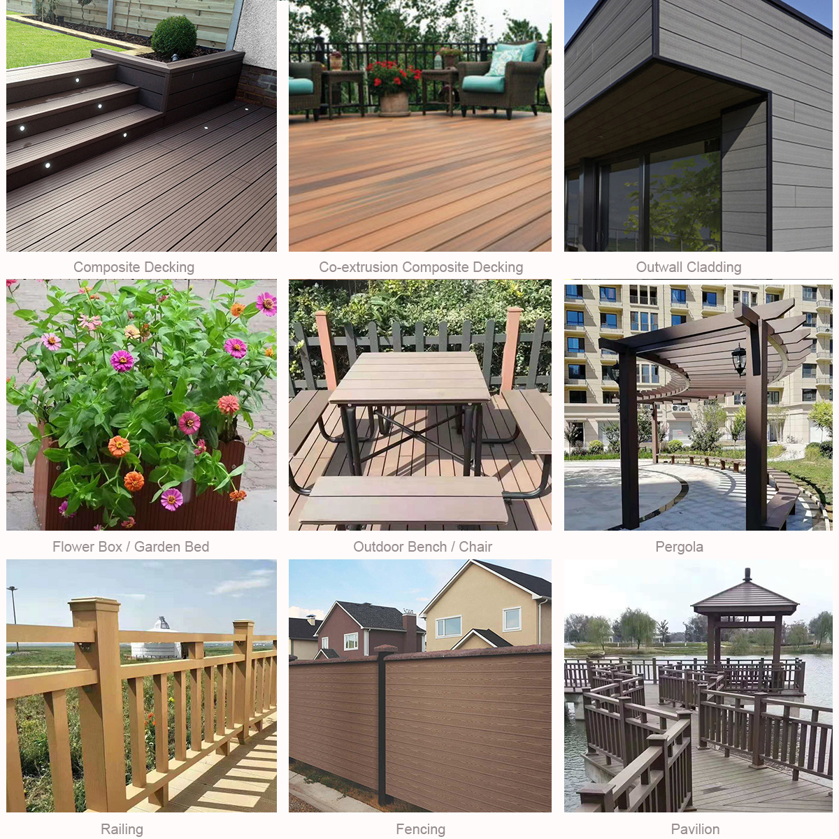 solid composite decking UK