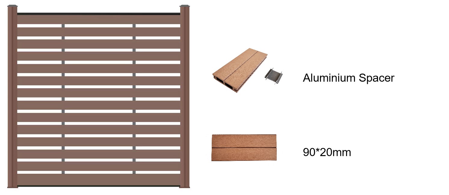 Booditec outdoor transparent fence